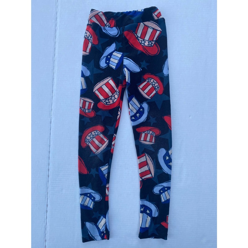 L/XL kids LuLaRoe America Hat leggings